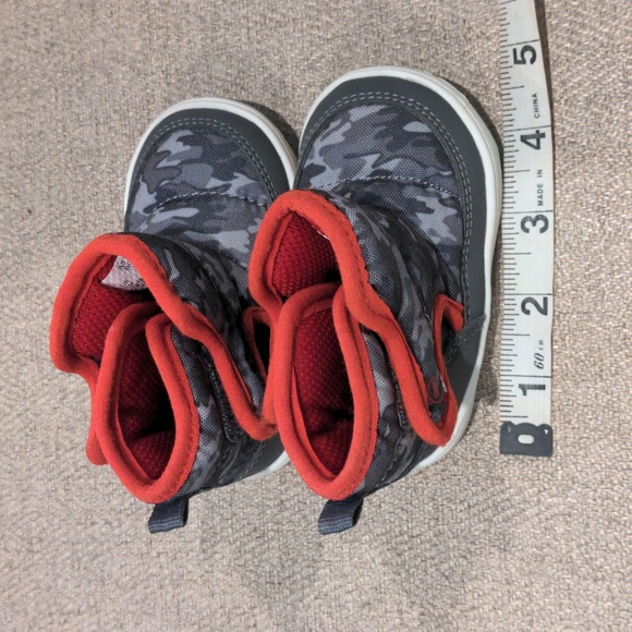 Baby Surprize By Stride Rite Aster Boots - Gray - Size 3 - Picture 5 of 6